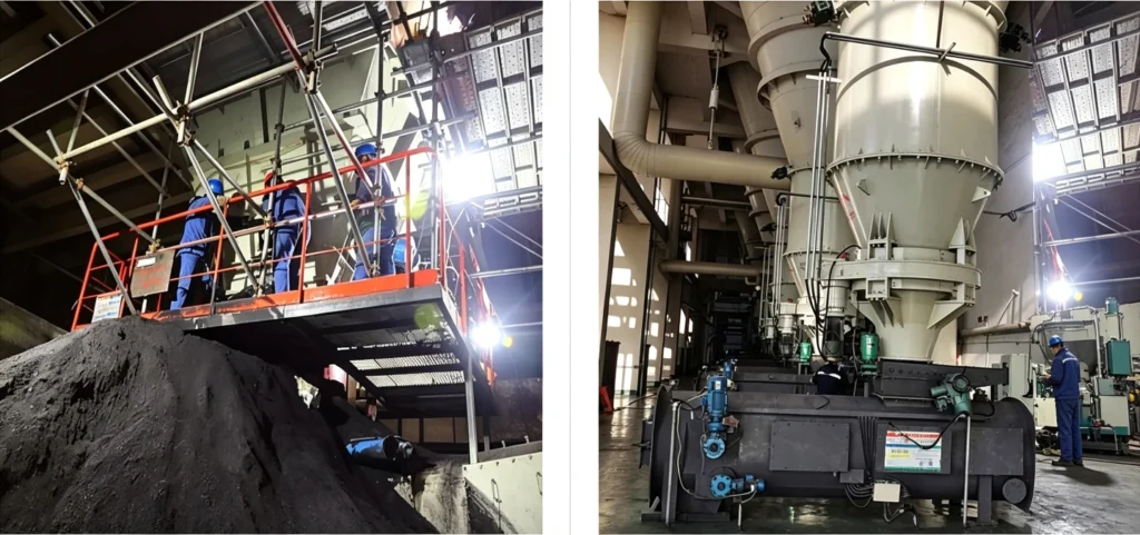 Comparison between manual silo cleaning and automatic anti-blocking system